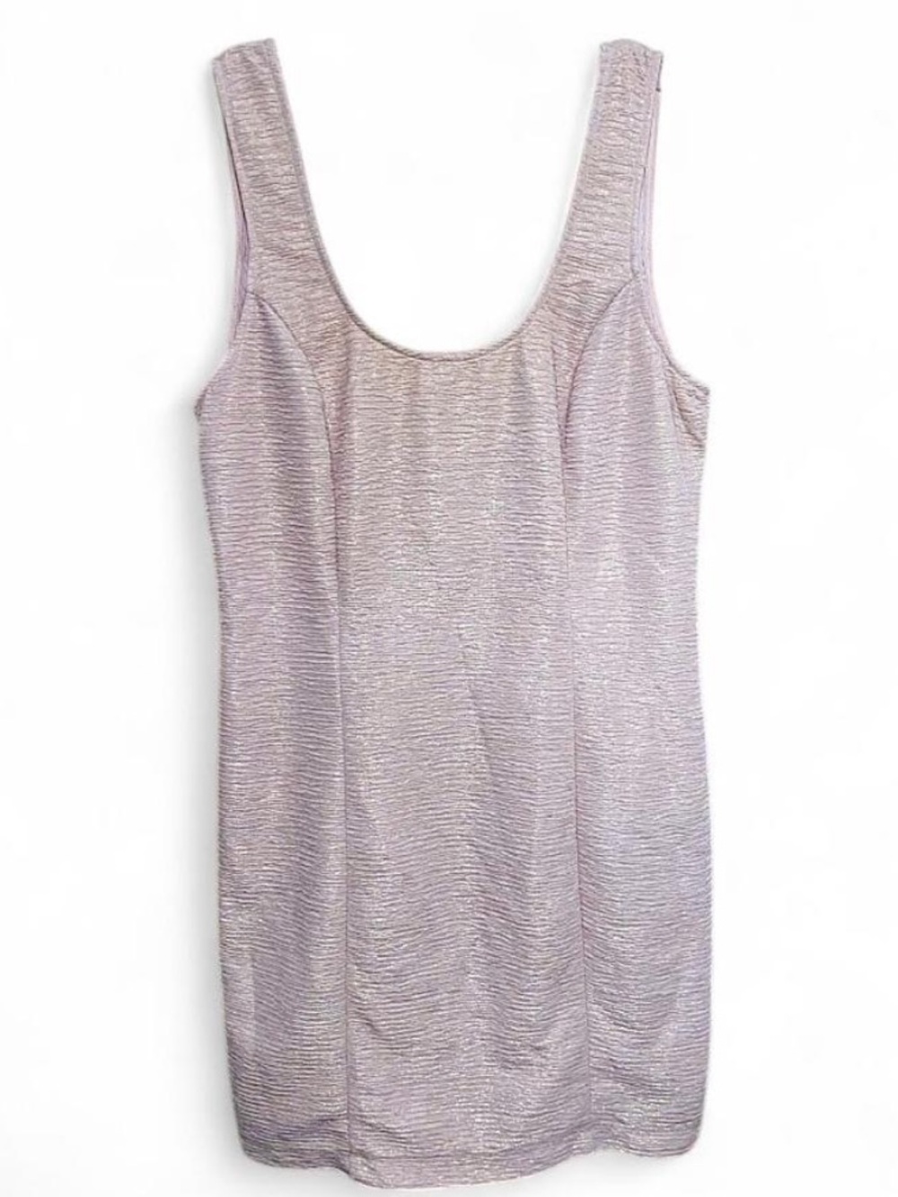 Charlotte Russe Shimmery Blush Pink Bodycon Mini Dress Going Out Party Y2K